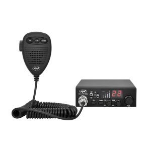 Kit Statie radio CB PNI Escort HP 8000L ASQ + Antena CB PNI S75 cu cablu si montura fixa