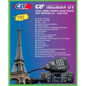 Statie radio VHF/UHF CRT MICRON UV dual band 144-146Mhz - 430-440Mhz
