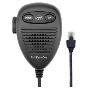 Microfon PNI Echo One pentru PNI HP 6500 si PNI HP 7120 cu modul de ecou ajustabil si roger beep programabil compatibil cu orice model de statie radio.